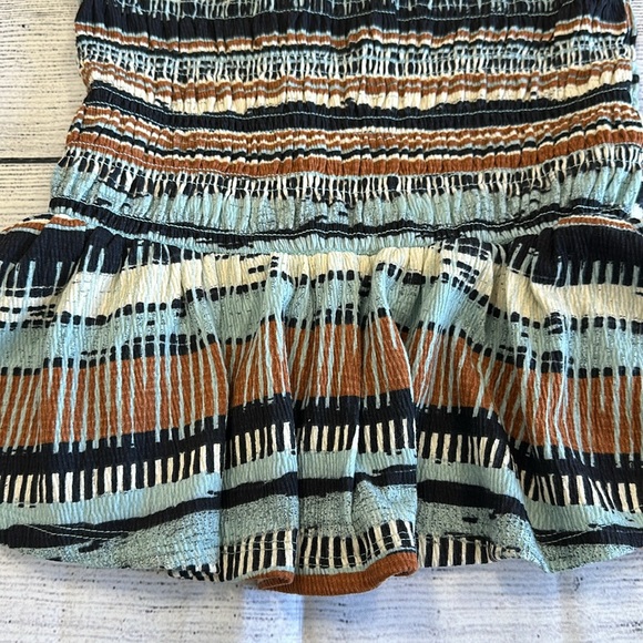 Anthropologie • Porridge Smocked Tube Top • Blue Stripe Sz M • NWT! - Picture 3 of 9